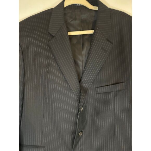 Lauren Ralph Lauren 100% Pure New Wool 3 Button Blazer Sport Coat Jacket 48 R - Picture 2 of 11